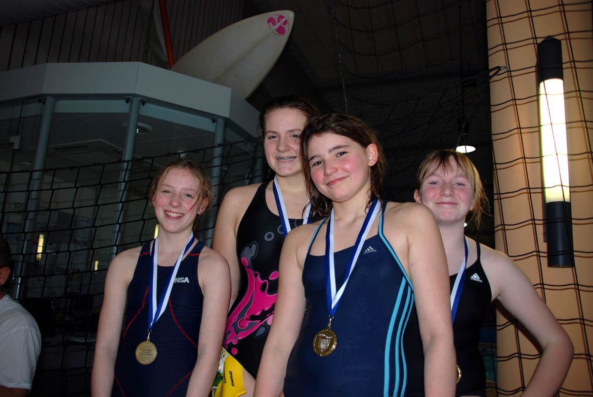 vl.: Lisa Piechulek, Johanna Geise, Celine Delveaux u. Marie Riedesel