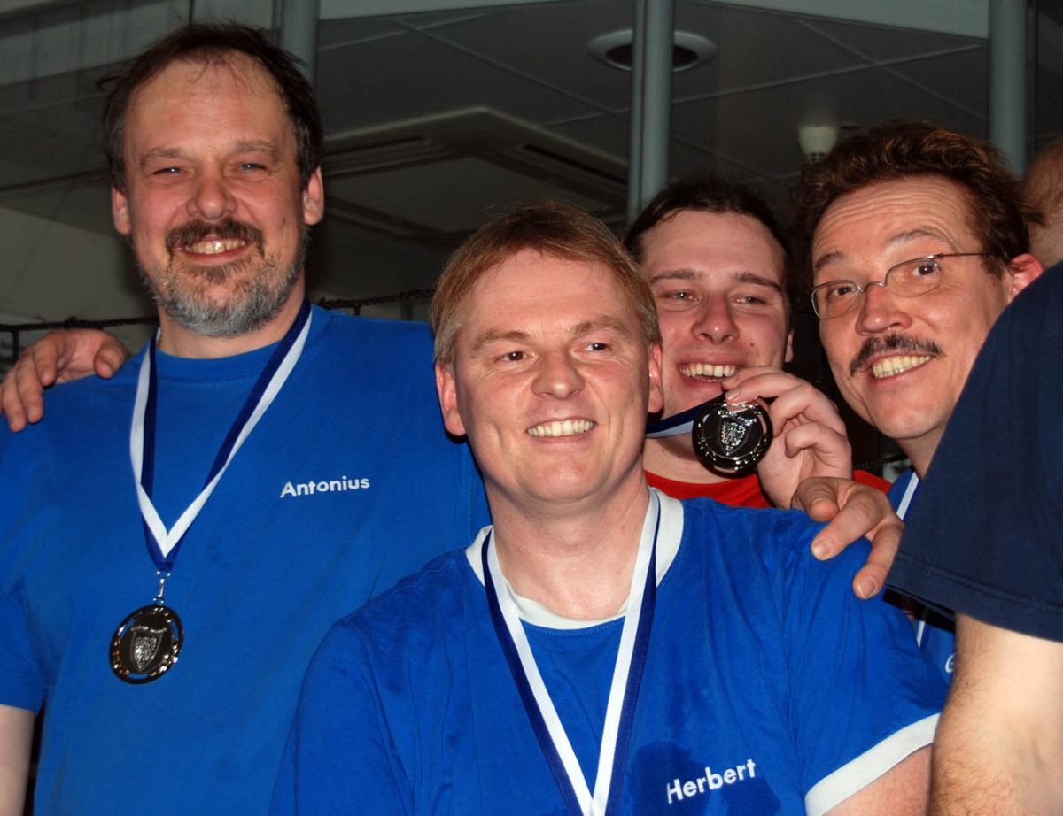 vl.: Antonius Bigge, Herbert Piechulek, Sascha Burdick u. Gerhard Piechulek