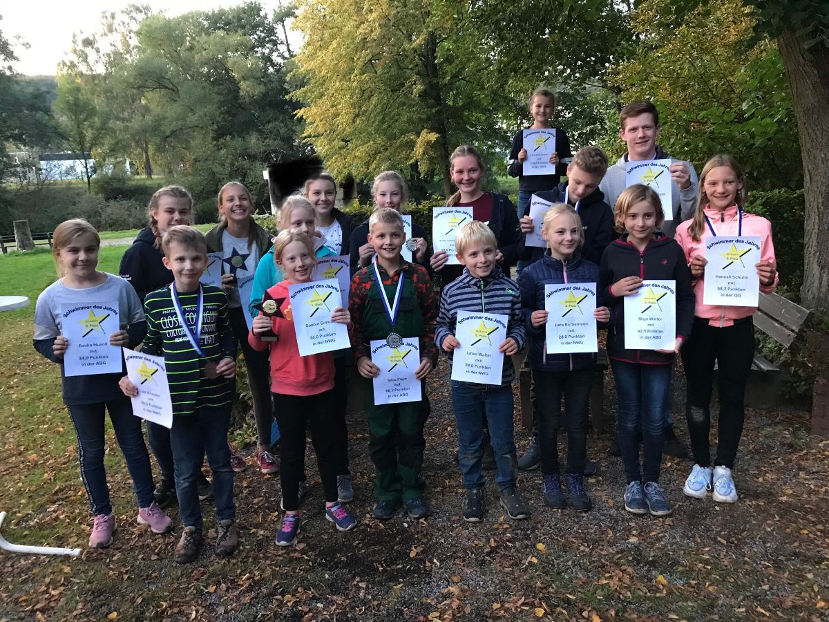 Die Schwimmer des Jahres 2018/2019, Foto: Lorson