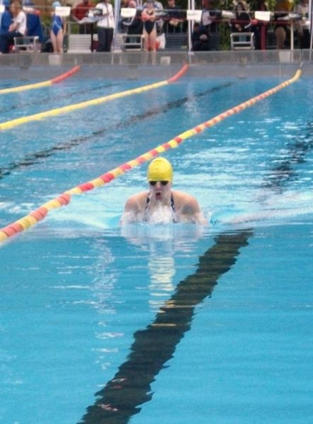 Franziska Geise, 50m Brust, Foto: Burdick