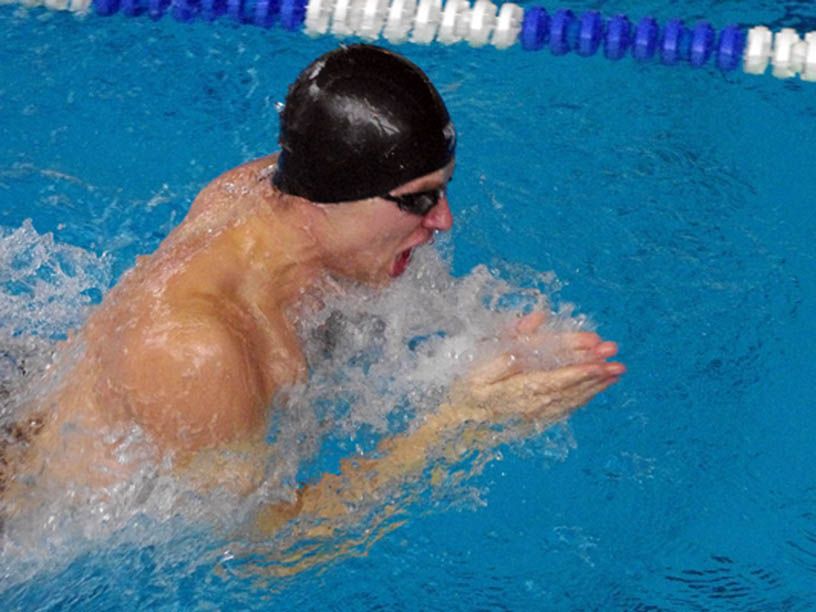 Eugen Gärtner in seiner Spezialdisziplin Brustschwimmen, Foto: Sascha Burdick
