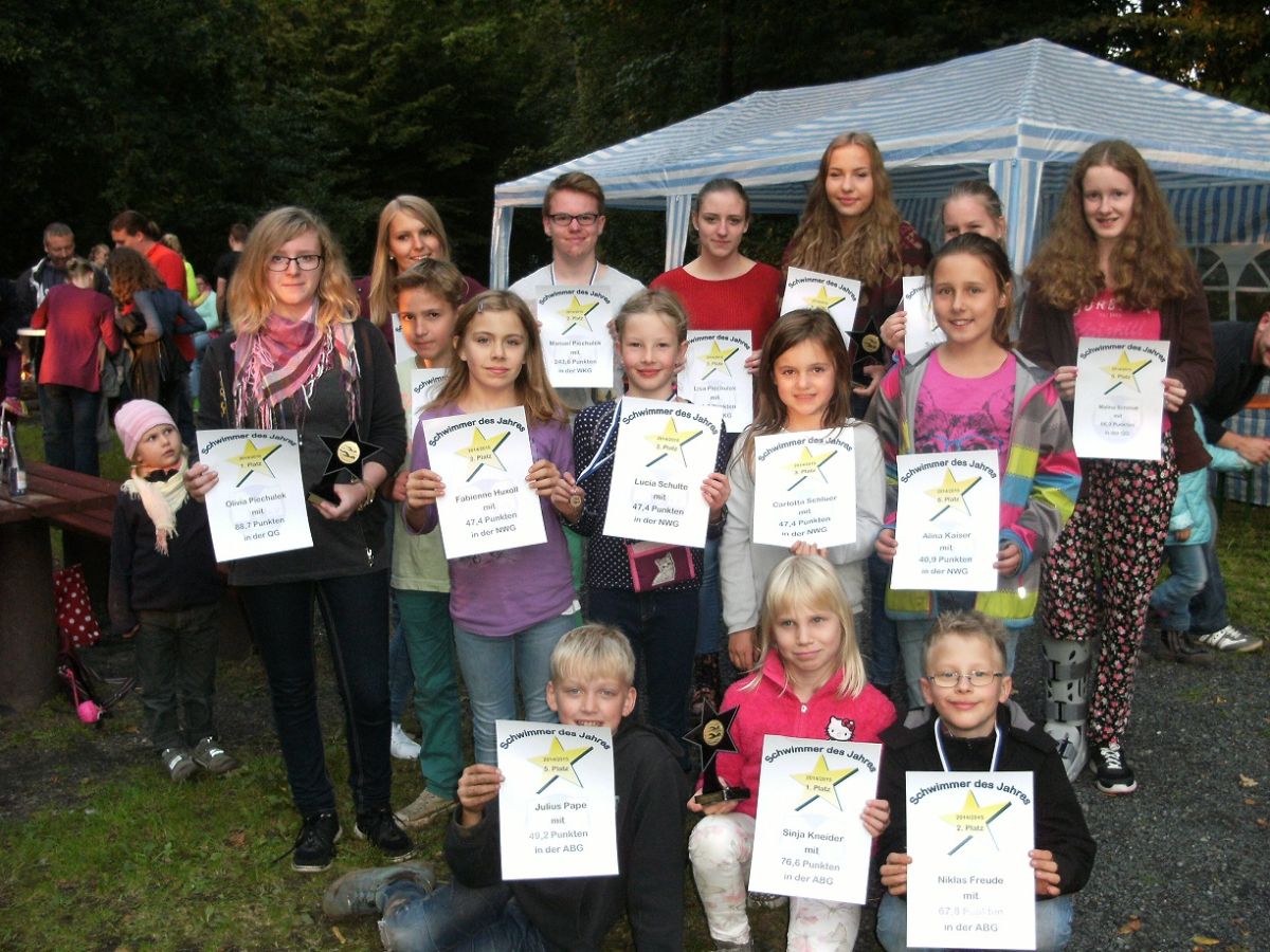Schwimmer des Jahres 2014/2015, Foto: Piechulek