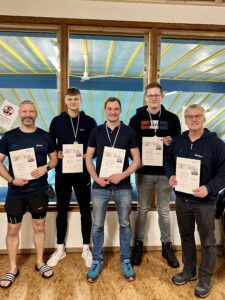 Arne, Leif, Basti, Tim und Herbert