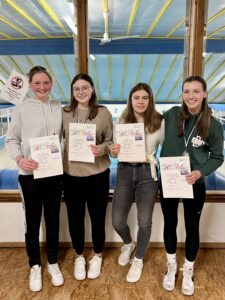 Leonie, Johanna, Fabienne und Emily