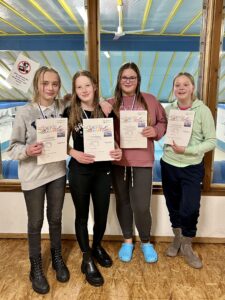 Maja, Sophie, Jana und Leonie