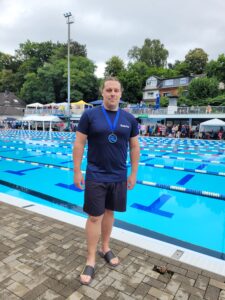 Sascha Burdick mit Silber nach 100m Brust