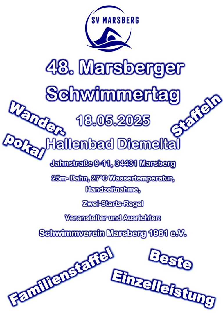 Foto zum Beitrag: Ausschreibung 48. Marsberger Schwimmertag